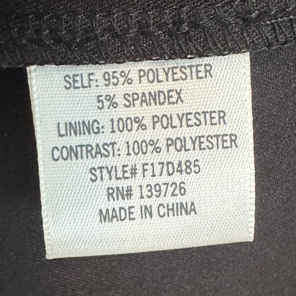 Francescas Black Lace Fit & Flare Dress. Juniors M - Picture 6 of 7